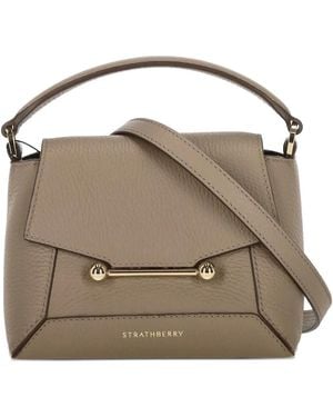 Strathberry Mosaic Nano Mini Bag - Metallic