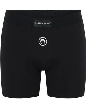Marine Serre Moon-Logo Jersey Boxers - Black