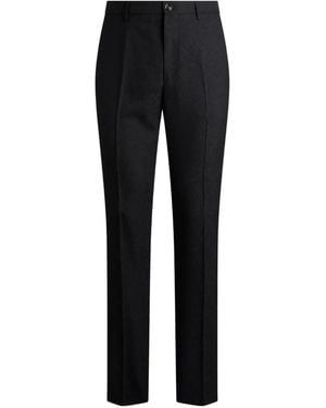 Etro Jacquard Paisley Trousers - Black