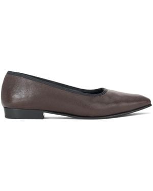 STAUD Keith Ballet Flats - ブラウン