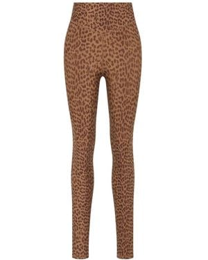 The Upside Javan Leopard-Print Leggings - Brown