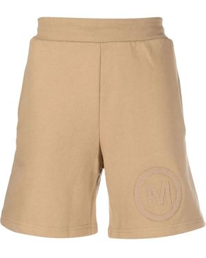 Market Logo-Embroidered Cotton Track Shorts - Natural