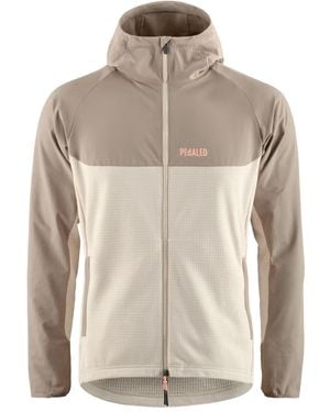 Pedaled Hooded Panelled Jacket - Natural