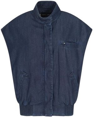 Giorgio Armani Klassische Jeansweste - Blau