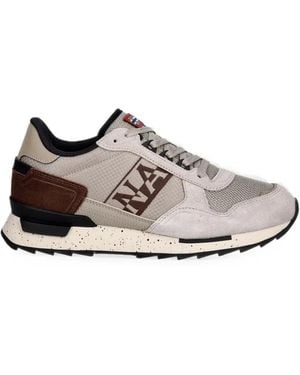 Napapijri Logo-Patch Trainers - White