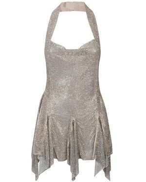 Poster Girl Munroe Mojito Halter Embellished Dress - White