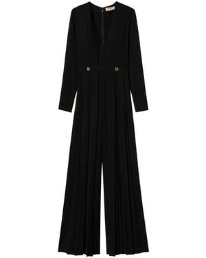 Twinset Pleated Jumpsuit - Black