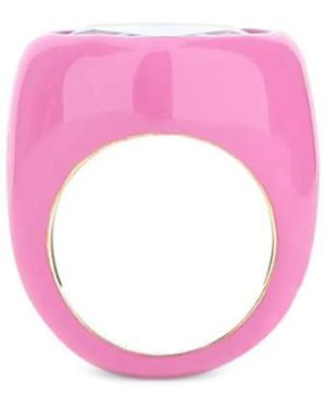Dans Les Rues Zweifarbiger 925 Lux Ring - Pink