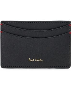 Paul Smith Leather Card Holder - Black
