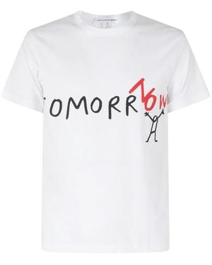 Comme des Garçons Graphic-Print T-Shirt - White