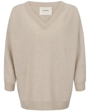 Lisa Yang Jersey con cuello en V - Blanco