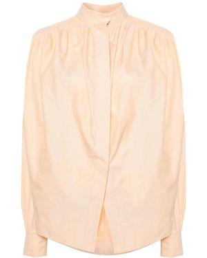 Etro Chemise À Effet Plissé - Natural