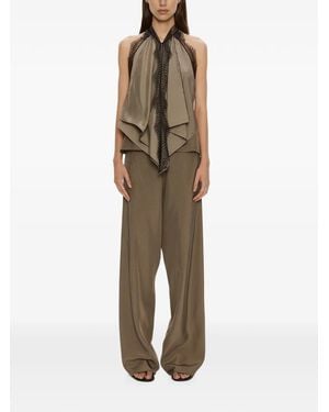 Christopher Esber Vera Bias Wide Leg Trousers - Multicolour
