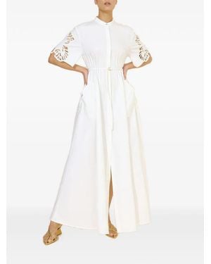 Acler Balwest Appliqué Maxi Dress - White
