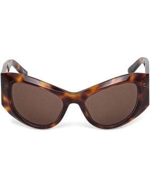 Balenciaga Bossy Tortoiseshell-Frame Sunglasses - Brown