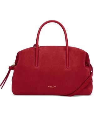 DeMellier Small The Stockholm Logo-Print Tote Bag - Red