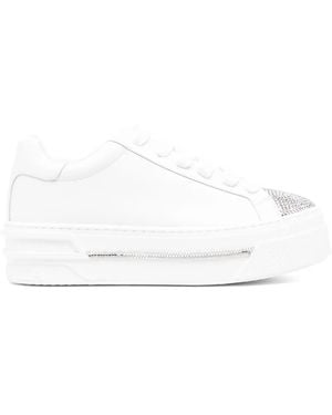 Rene Caovilla Baskets À Lacets - Blanc