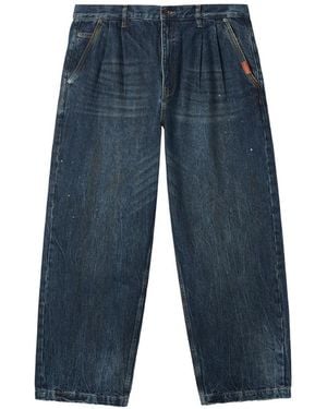 AFTERMATHS Jeans Met Gesp - Blauw