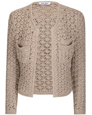 ELY ELY Pocket Knitwear - Natural