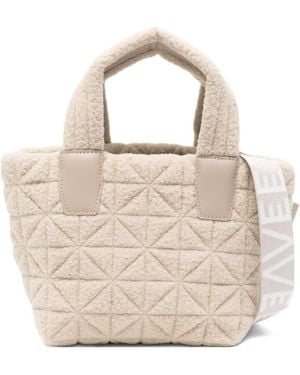 VEE COLLECTIVE Quilted Tote Bag - ホワイト