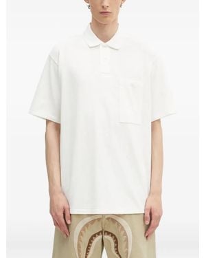 Human Made Polo con bolsillo bordado - Blanco