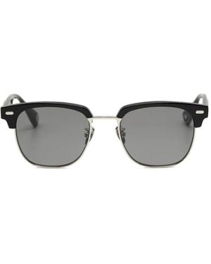 A Bathing Ape Sonnenbrille Mit Eckigem Gestell - Grau