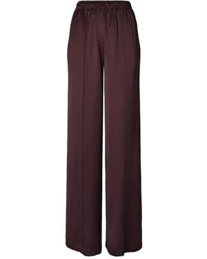 Tory Burch Elasticated-Waistband Pants - Purple
