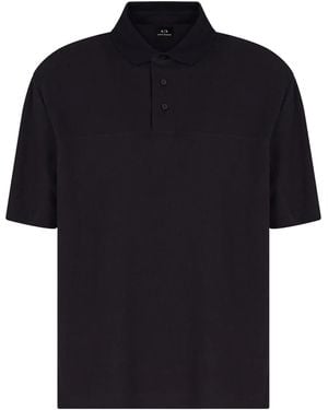 ARMANI EXCHANGE Klassisches Poloshirt - Schwarz