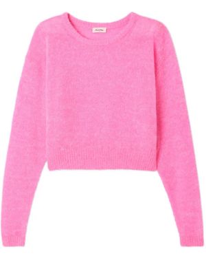American Vintage Nuggy mélange sweater - Pink