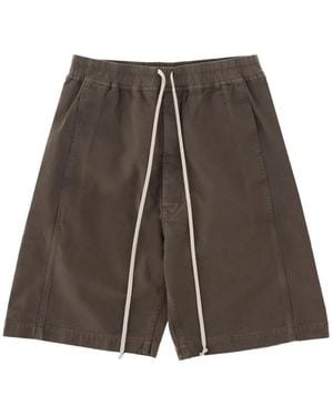 Rick Owens Drawstring-Waistband Shorts - Brown