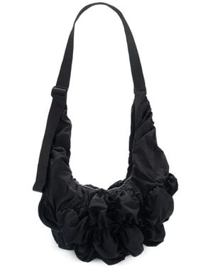 Côte&Ciel Sac Porté Épaule À Fronces - Noir