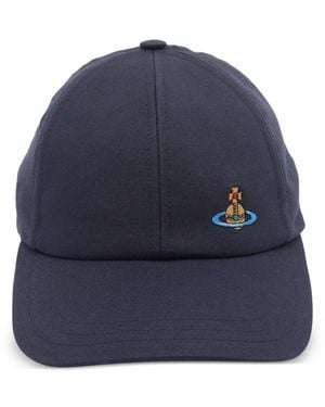 Vivienne Westwood Orb Embroidered Baseball Cap - Blue