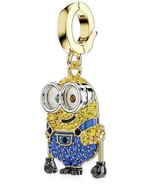 Swarovski Minions Bob Crystal-Embellished Charm - White