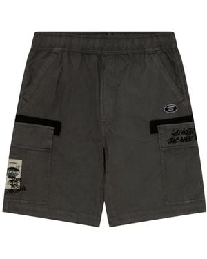 Aape By A Bathing Ape ロゴ カーゴショーツ - ブラック