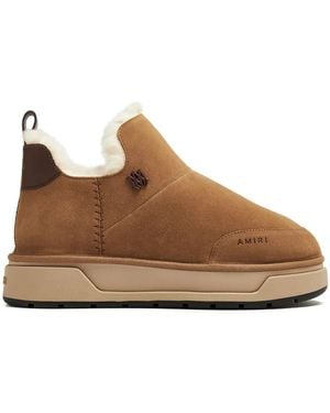 Amiri Malibu Suede Boots - Brown