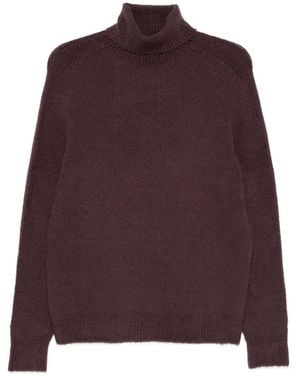 Original Vintage Style Pullover mit Rollkragen - Lila