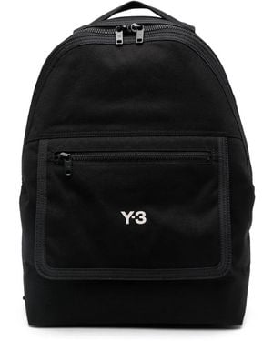 Y-3 Cl ロゴアップリケ バックパック - ブラック