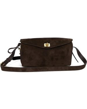 Balenciaga Sac À Bandoulière Le 7 À Bandoulière Réglable Médium - Brown
