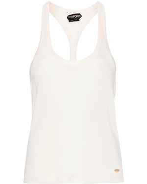 Tom Ford Racerback Waistcoat in Gray | Lyst
