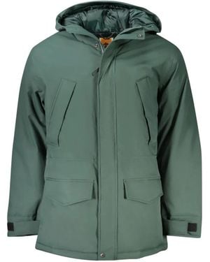 Timberland Hooded Water-Resistant Jacket - Green
