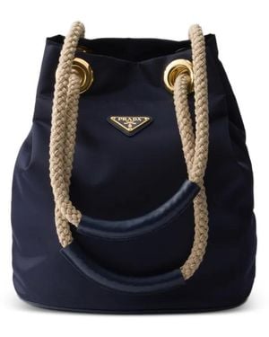 Prada Kleine Mariner Beuteltasche - Blau