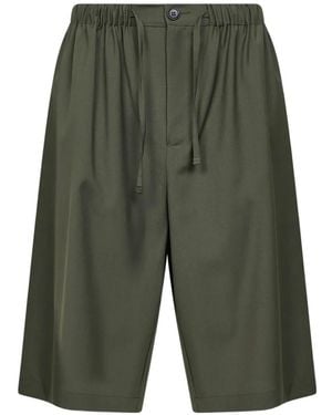 ROSE BURRITO Short À Lien De Resserrage - Green