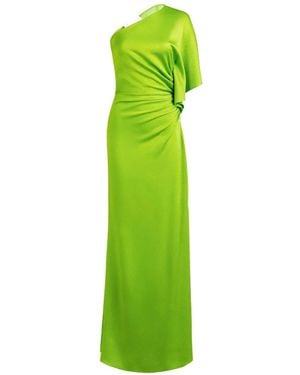 Silvia Tcherassi Doli One-Shoulder Maxi Dress - Green