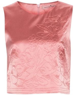 Ermanno Scervino フローラル トップ - ピンク