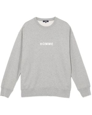 Comme des Garçons Logo-Print Sweatshirt - White