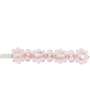Simone Rocha Embellished Hair Clip - Pink