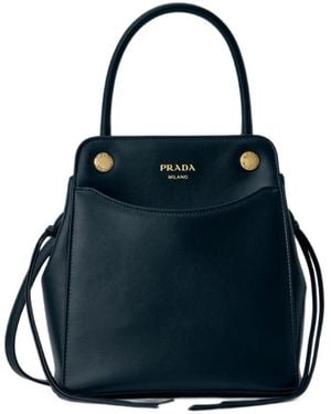 Prada Mini Carry Handtasche - Blau