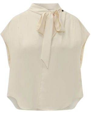 Isabel Marant Selene-Gb Pussy-Bow Shirt - White