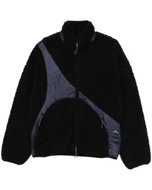 A_COLD_WALL* Fleece Zip-Up Bomber Jacket - Black