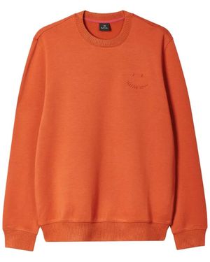 Paul Smith Crew-Neck Long-Sleeve Sweatshirt - Orange